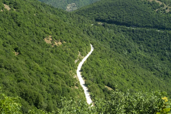 Paesaggio Montano Vicino Monte Cucco Fabriano Ancona Marche Italia Estate — Foto Stock