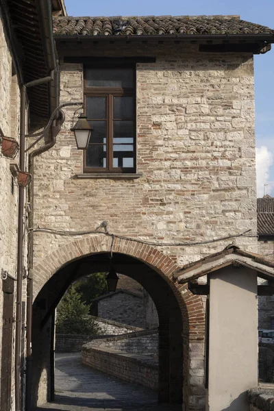 Gubbio Pérouse Ombrie Italie Bâtiments Historiques Ville Médiévale — Photo