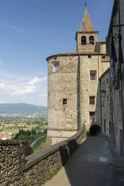 Παλιό Τυπικό Δρόμο Της Anghiari Ιστορική Πόλη Στην Επαρχία Arezzo — Φωτογραφία Αρχείου