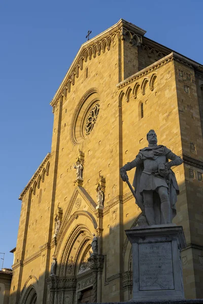 Edifícios Históricos Arezzo Toscana Itália Duomo — Fotografia de Stock