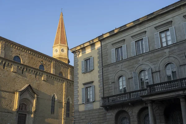 Historische Gebouwen Arezzo Toscane Italië — Stockfoto