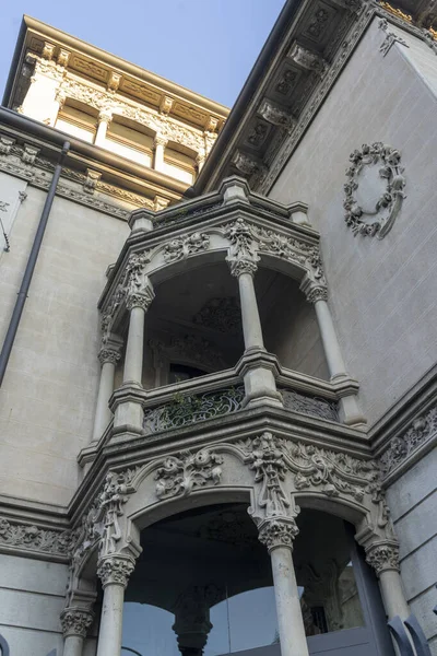 伦巴第 意大利 历史建筑的外部 经由马斯切罗尼 — 图库照片