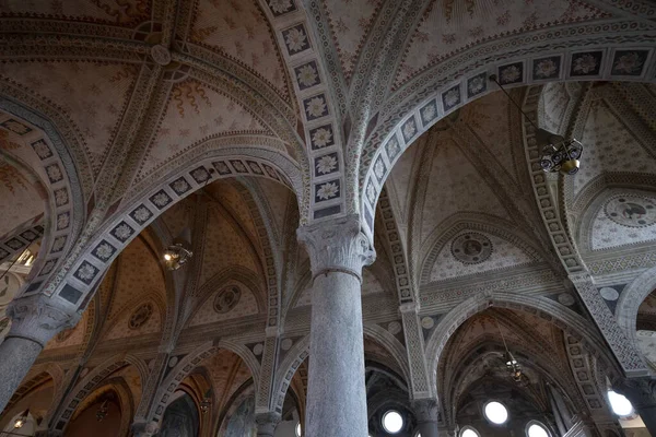 Milan Lombardy Italy Interior Historic Church Santa Maria Delle Grazie — Stock Photo, Image