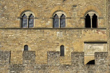 Poppi, Arezzo, Toskana, İtalya, Castello dei Conti Guidi olarak bilinen ortaçağ şatosu