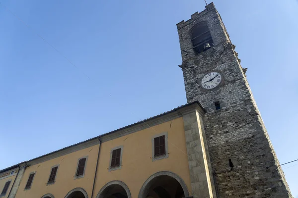 Toren Van Bibbiena Historische Stad Provincie Arezzo Toscane Italië — Stockfoto