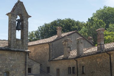 İtalya 'nın Toskana eyaletindeki La Verna Ortaçağ Manastırı.