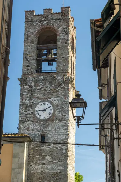 Calle Bibbiena Ciudad Histórica Provincia Arezzo Toscana Italia — Foto de Stock