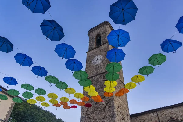 Kleurrijke Paraplu Bagno Romagna Forli Cesena Emilia Romagna Italië — Stockfoto