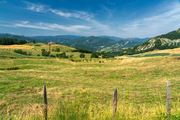 Летний Пейзаж Рядом Bagno Romagna Форли Чезена Италия — стоковое фото