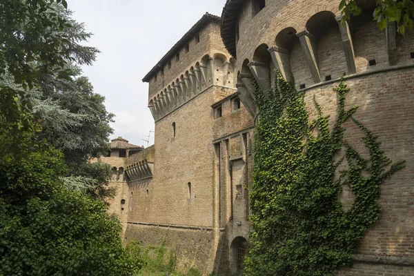 Utanför Det Medeltida Slottet Forli Emilia Romagna Italien — Stockfoto