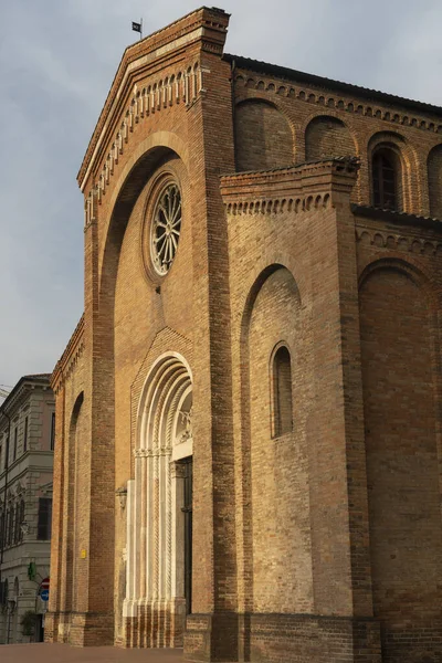 Plaza Aurelio Saffi Histórica Forli Emilia Romagna Italia Fachada San —  Fotos de Stock