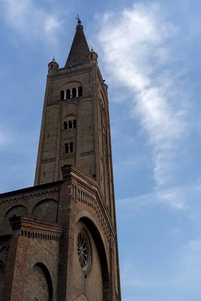 Plaza Aurelio Saffi Histórica Forli Emilia Romagna Italia Fachada San —  Fotos de Stock