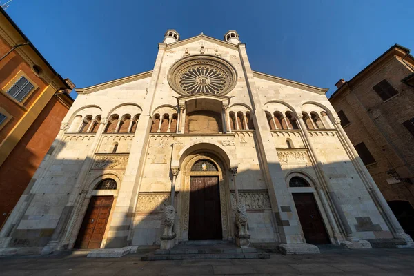 Catedral Módena Emilia Romaña Italia Monumento Medieval Patrimonio Humanidad Unesco — Foto de Stock