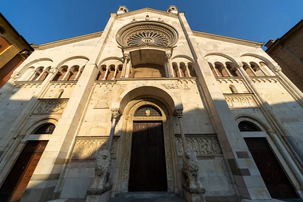 Catedral Módena Emilia Romaña Italia Monumento Medieval Patrimonio Humanidad Unesco —  Fotos de Stock