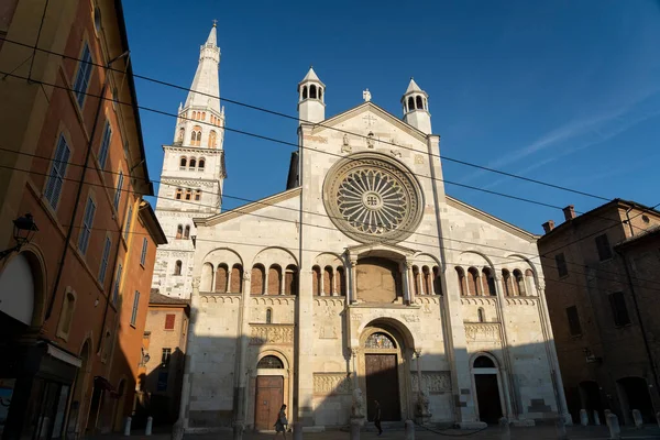 ドゥオーモ モデナ 大聖堂 エミリア ロマーニャ州 イタリア 中世の記念碑 ユネスコ世界遺産 — ストック写真