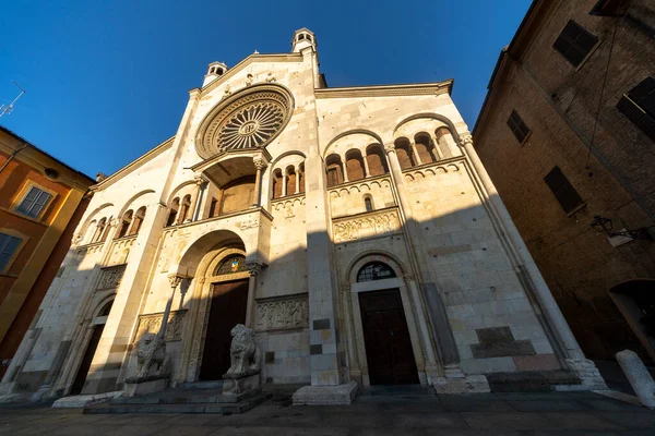 Catedral Módena Emilia Romaña Italia Monumento Medieval Patrimonio Humanidad Unesco —  Fotos de Stock