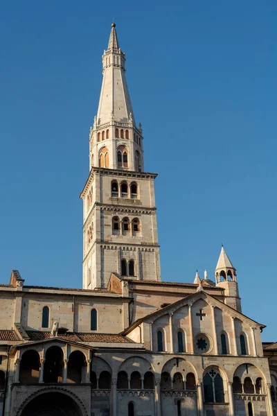 Duomo Modena Catedral Emília Romanha Itália Monumento Medieval Patrimônio Mundial — Fotografia de Stock