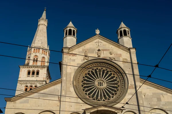 Duomo Modena Catedral Emília Romanha Itália Monumento Medieval Patrimônio Mundial — Fotografia de Stock