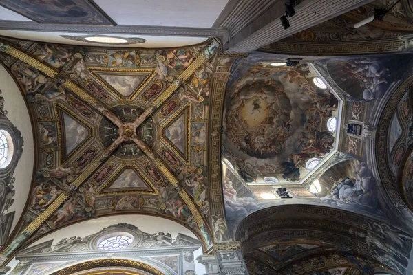 Interiér Středověké Katedrály Duomo Parmě Emilia Romagna Itálie — Stock fotografie