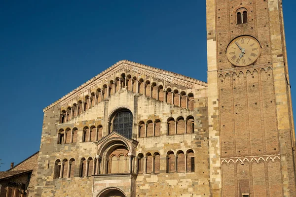 Exterior Catedral Medieval Duomo Parma Emilia Romaña Italia —  Fotos de Stock