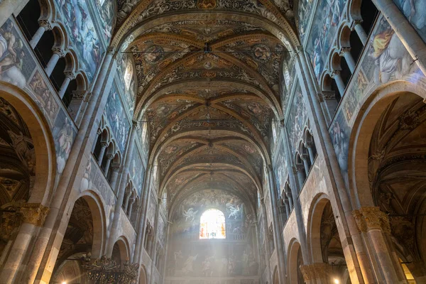 Intérieur Cathédrale Médiévale Duomo Parme Émilie Romagne Italie — Photo