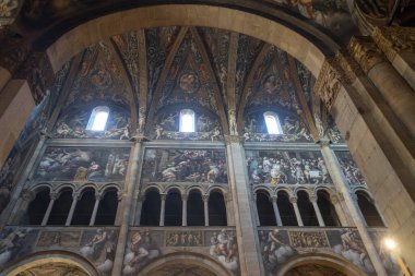 Parma, Emilia-Romagna, İtalya 'nın Ortaçağ Katedrali' nin (Duomo) İçi