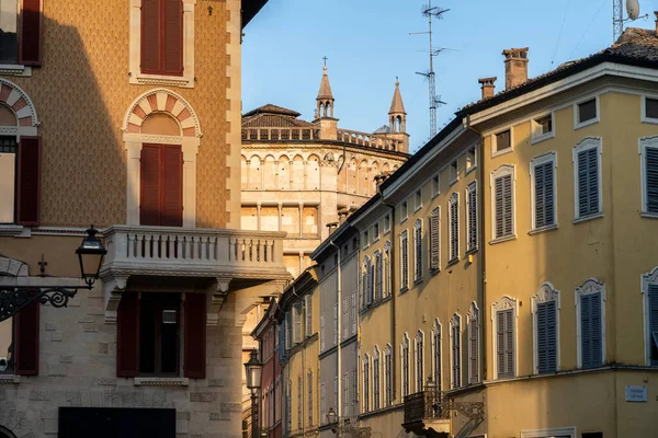 Parma Emilia Romagna Italien Alte Typische Straße Historischen Zentrum — Stockfoto