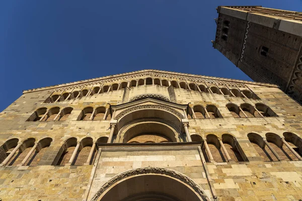 Exterior Catedral Medieval Duomo Parma Emília Romanha Itália — Fotografia de Stock