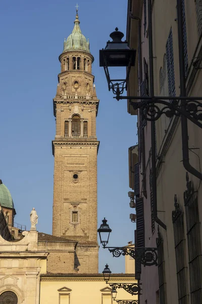 Parma Emilia Romagna Ιταλία Εκκλησία San Giovanni Evangelista Και Καμπαναριό — Φωτογραφία Αρχείου