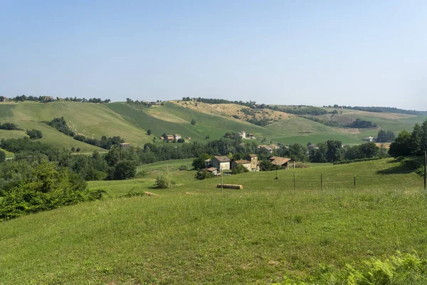 Landsbygdslandskap Nära Medesano Parmaprovinsen Emilia Romagna Italien Sommaren — Stockfoto