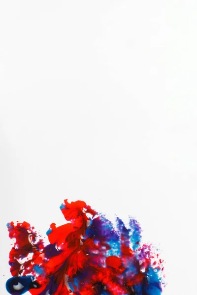 Abstract art, mix of bright red and blue colors. — Stock Photo, Image