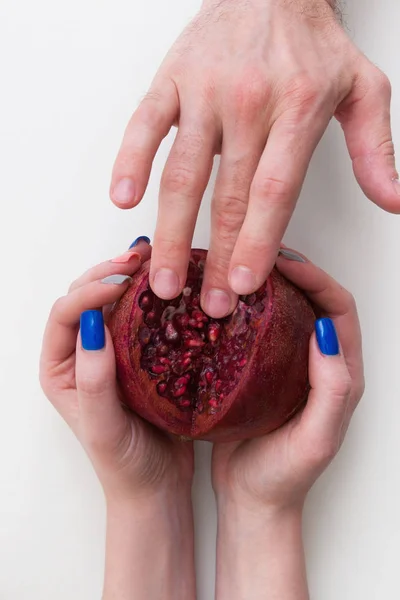 Vagina caress, man hand touch pussy gently, sex