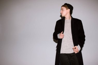 Manken deli flash portresi kadar kapatın