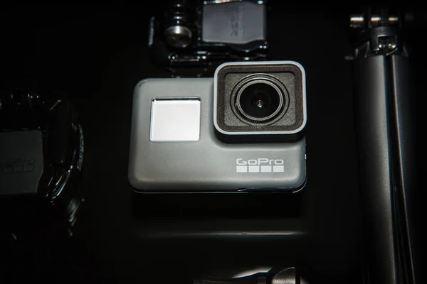 GoPro Hero 5 дія камера із крупним планом штатив — стокове фото