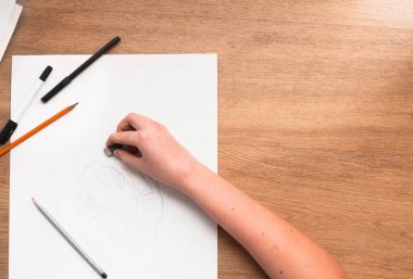 Kişi satırları kroki üzerinde silme