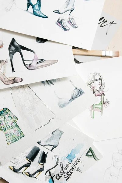 Fashion sketching drawings
