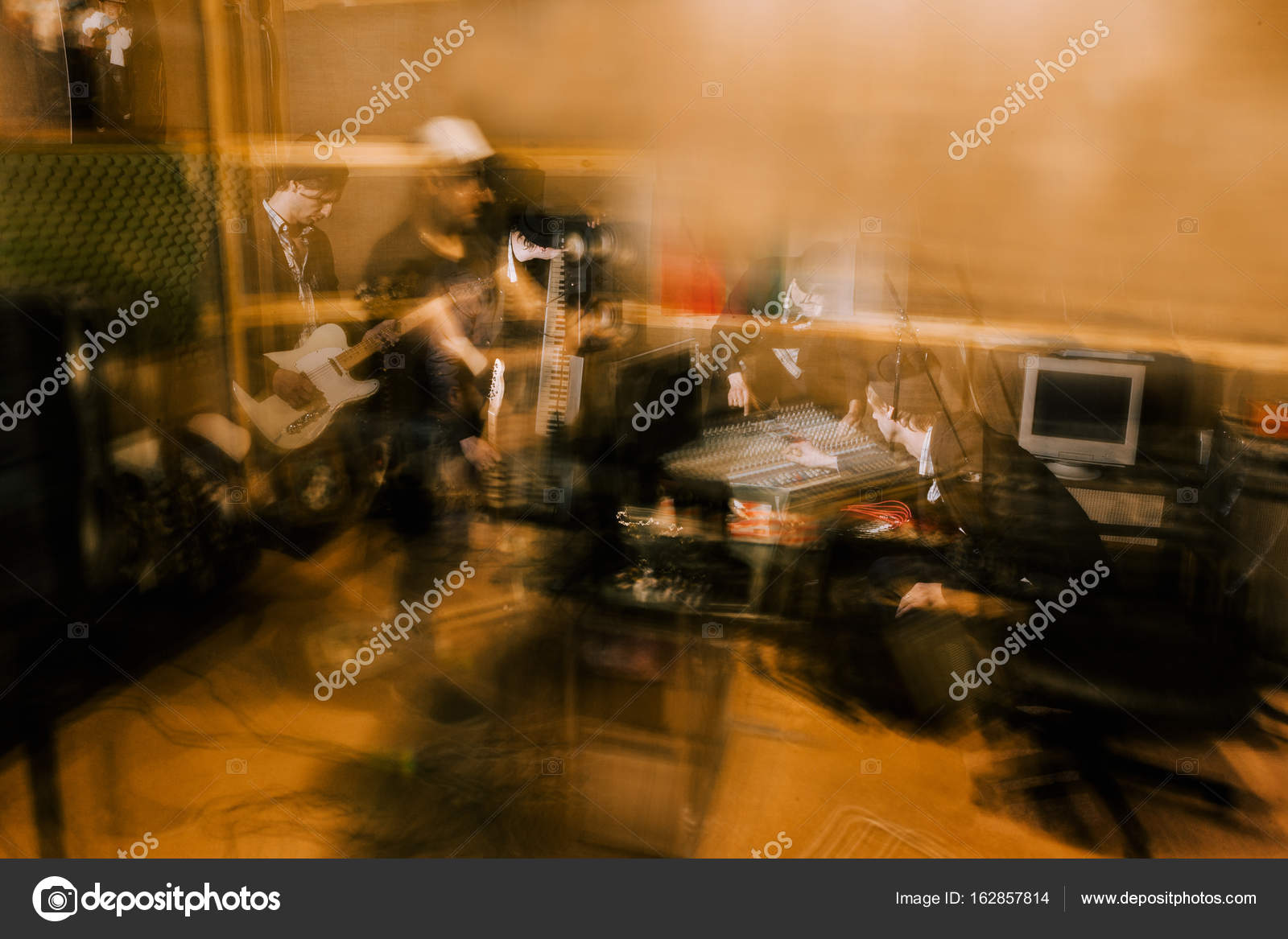 Musical Recording Studio In Garage Stock Photo C Golubovystock