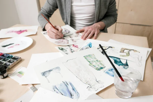 Designer Danışma moda skeçler