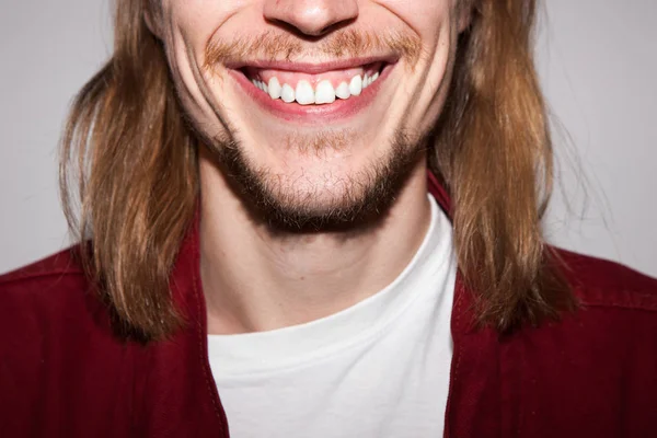 Comerciales de Estomatología. Primeros dientes blancos — Foto de Stock