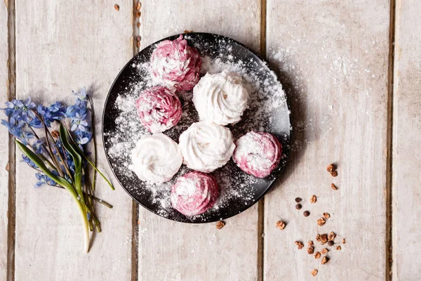 Zephyr. Üzerinde tablo portre renkli tatlılar