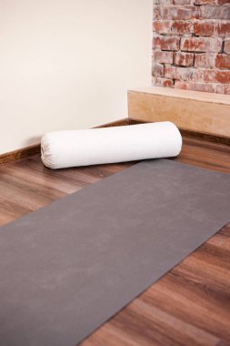 Sağlıklı bir yaşam tarzı. Yoga studio arka plan