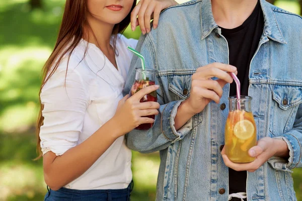 Sağlıklı beslenme. Çay içme arkadaş Detoks — Stok fotoğraf