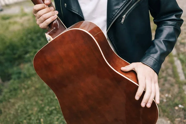 Musiker gitarr spelare konstnär artist — Stockfoto