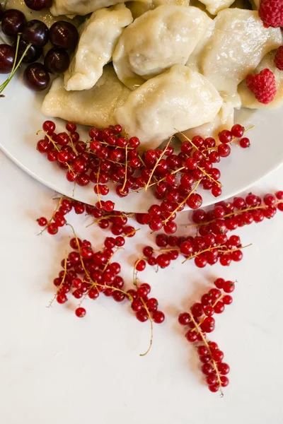 Handgemaakte eten vegetarisch bessen koken concept — Stockfoto