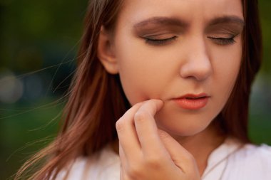 Kadın gizli rüyalar.