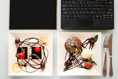 Gıda Fotoğraf teslim iş blog kavramı