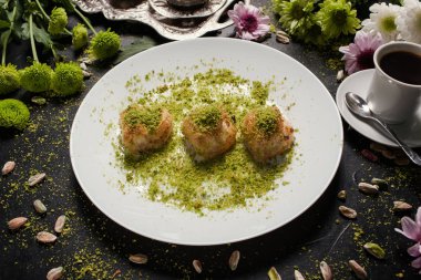 Gıda Türk desssert kahvaltı kahve kavramı