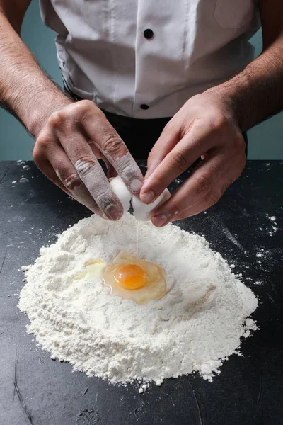 Lebensmittel Rezept Zutat Bäcker Kochkonzept — Stockfoto