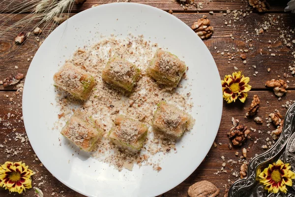 Nourriture baklava turque pâtisserie concept — Photo