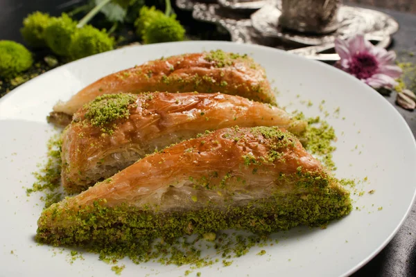 Nourriture baklava turque pâtisserie concept — Photo